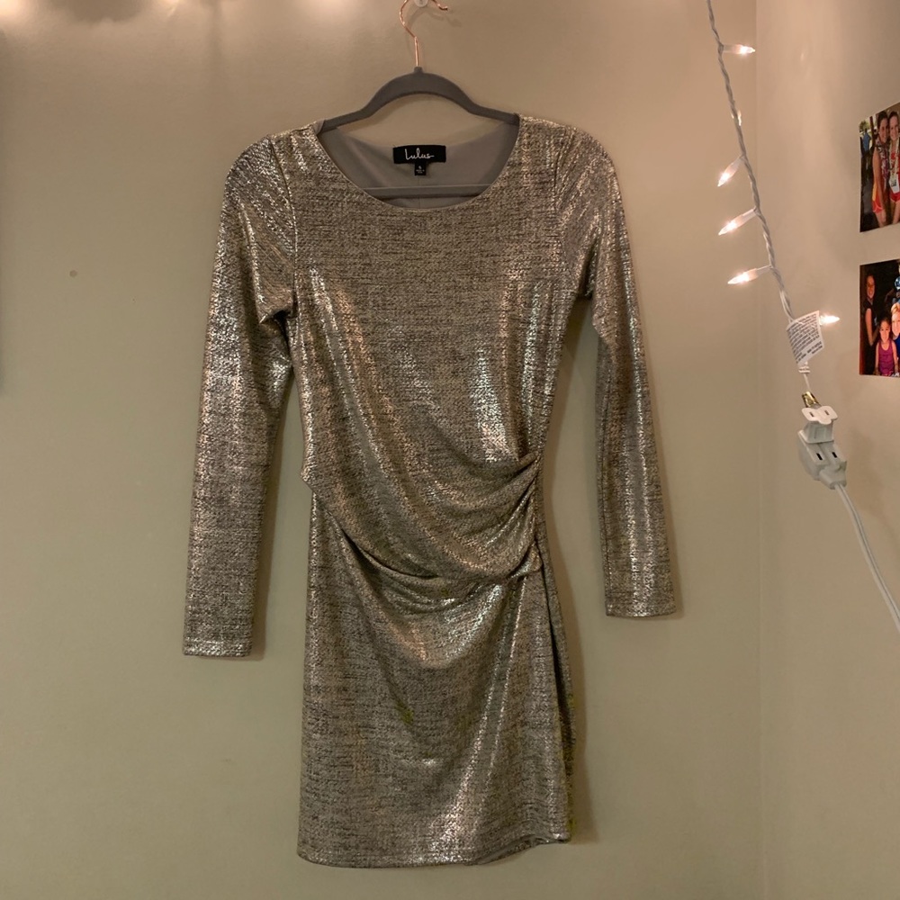 Lulus Gold Dress - Picture 2 of 7